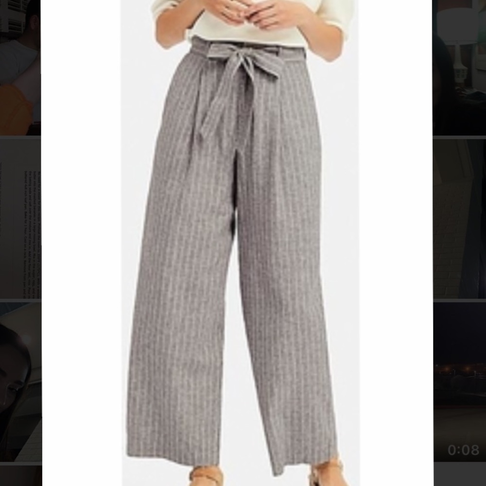 Uniqlo stripped pants